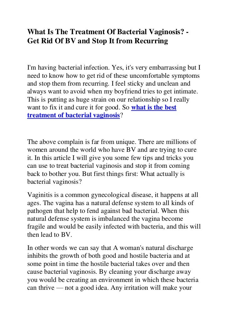 Cause of bacterial vaginosis